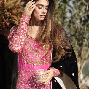 Long Kalidaar dress with matching pants